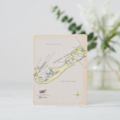 Carte illustrée des Bermudes (Debout devant)