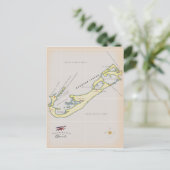 Carte illustrée des Bermudes (Debout devant)