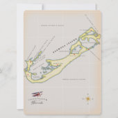 Carte illustrée des Bermudes (Dos)