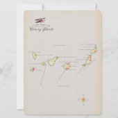 Carte illustrée des îles Canaries. (Dos)