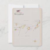 Carte illustrée des îles Canaries. (Dos)