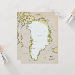 Carte illustrée du Groenland