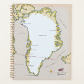 Carte illustrée du Groenland (Devant)