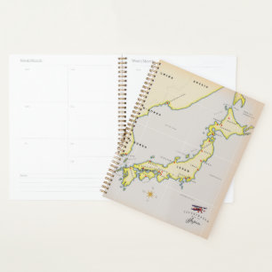 Carte illustrée du Japon