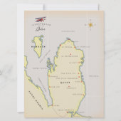 Carte illustrée du Qatar (Dos)