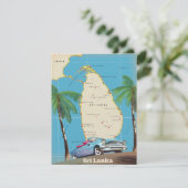 Carte illustrée du Sri Lanka (Debout devant)