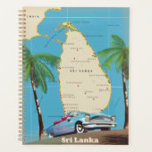 Carte illustrée du Sri Lanka (Devant)