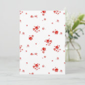 Carte illustrée Giselle fraise (Debout devant)