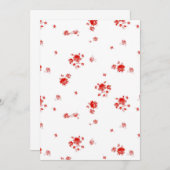 Carte illustrée Giselle fraise (Devant / Derrière)