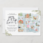 Carte illustrée | Quartier Chasse aux oeufs de Pâq (Devant)