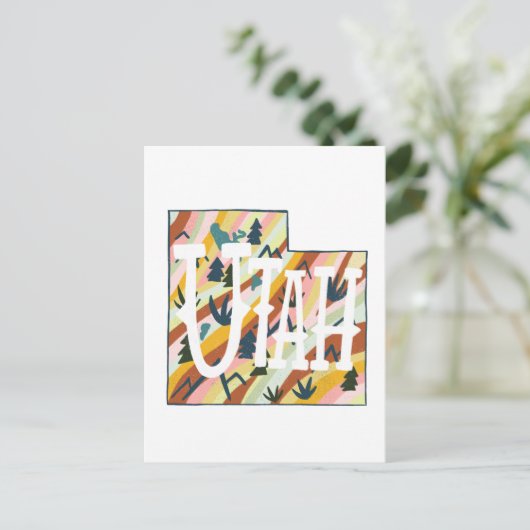 Carte illustrée Utah (Debout devant)