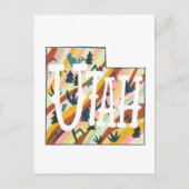 Carte illustrée Utah (Devant)