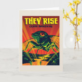 Carte Ils Augmentent le réveil du Canada (Fleur jaune)