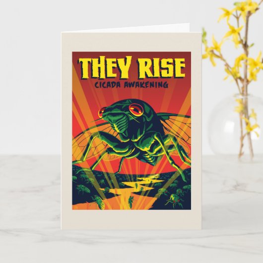 Carte Ils Augmentent le réveil du Canada (Fleur jaune)