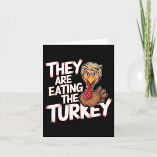 Carte Ils Mangent La Turquie Donald Trump Thanksgiving