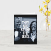 Carte Ils Mangent Les Chiens (Fleur jaune)