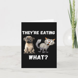 Carte Ils mangent les chiens qu’ils mangent les chats,