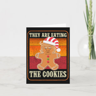 Carte Ils Mangent Les Cookies Noël Trump Humour