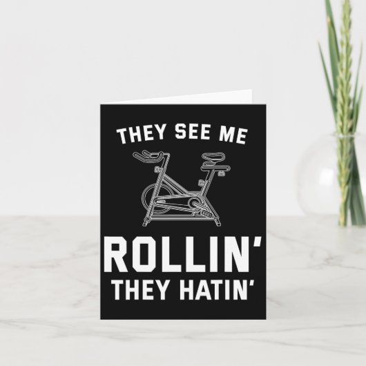 Carte Ils Me Voient Rollin Ils Hatinent Spin Cl Drôle Sp (Devant)