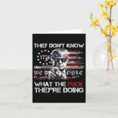 Carte Ils ne savent pas ce qu'ils font de drôle Tru (Fleur jaune)