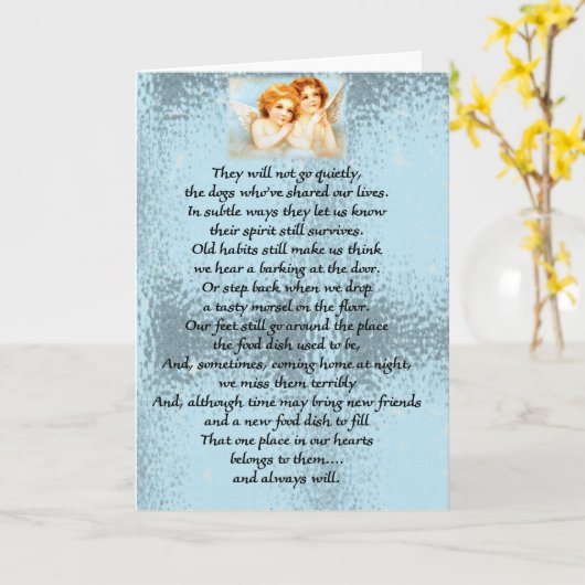 Carte Ils n'iront pas tranquillement (Fleur jaune)