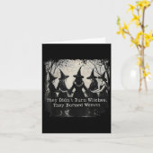 Carte Ils N'Ont Pas Brûlé De Sorcières, Ils Ont Brûlé De (Fleur jaune)