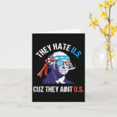 Carte Ils nous détestent parce qu'ils ne sont pas nous F (Fleur jaune)