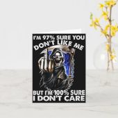 Carte Im 97% Sure You Dont Like Me (Fleur jaune)