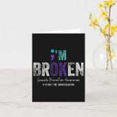 Carte I'm Broken Im Ok Suicide Prevention 2024 1 (Fleur jaune)
