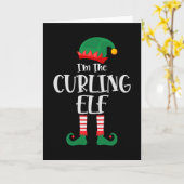 Carte Im Elf de Curling Noël correspondant (Fleur jaune)