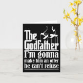 Carte I'm Gonna Make Him An Offer He Can't Refuse Godfat (Fleur jaune)