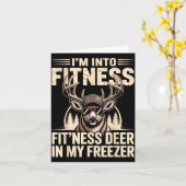 Carte Im Into Fitness Fit'ness My Deer Zer Funny Hunting (Fleur jaune)