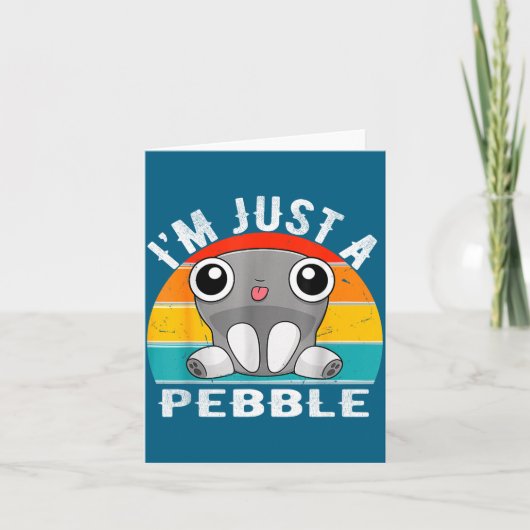 Carte I'm Just A Pebble Kids  (Devant)