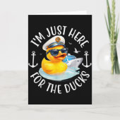 Carte I'm Just Here For The Duck, Duck Cruise, Funny Vac (Devant)
