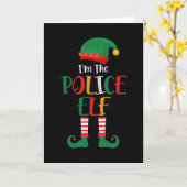 Carte Im Le Lutin De Police Matching Noël 2021 (Fleur jaune)