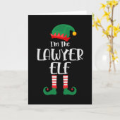 Carte Im L'Elf Juriste Noël Correspondant (Fleur jaune)