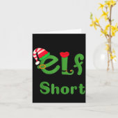 Carte .i'm Not An Elf Im Just Short,funny Christmas 2025 (Fleur jaune)