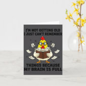 Carte I'm Not Getting Old I Just Can't Remember Things B (Fleur jaune)