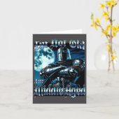 Carte I'm Not Old I'm Middle Aged Funny Knight Joust Gag (Fleur jaune)