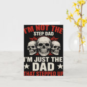 Carte I'm Not The Step Dad I'm Dad That Stepped Up Fathe (Fleur jaune)