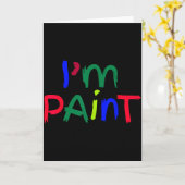 Carte Im Paint Matching I Love To Finger Paint Couple Va (Fleur jaune)