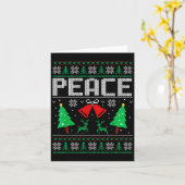 Carte Im Peace - Je viens en paix Couple assorti laid Ch (Fleur jaune)