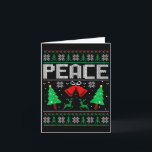 Carte Im Peace - Je viens en Paix Couple Chemises Dépare<br><div class="desc">Im Peace - Je viens en Paix Couple Chemises Dépareillées de Noël</div>