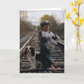 CARTE IM RUNNING AWAY (Fleur jaune)