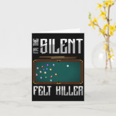 Carte Im Silent Senst Killer Snooker Pool Billard P (Fleur jaune)