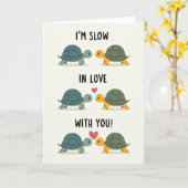 Carte Im Slow In Love With You Card (Fleur jaune)