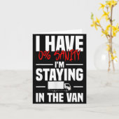 Carte I'm Staying In Tha Van Funny Phasmophobia Women's  (Fleur jaune)