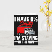 Carte I'm Staying In Tha Van Phasmophobia Funny Gamer Me (Fleur jaune)