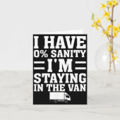 Carte I'm Staying In Tha Van Phasmophobia Funny Gamer Me (Fleur jaune)