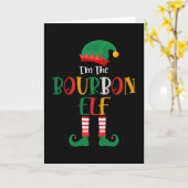 Carte Im The Bourbon Elf Matching Christmas (Fleur jaune)